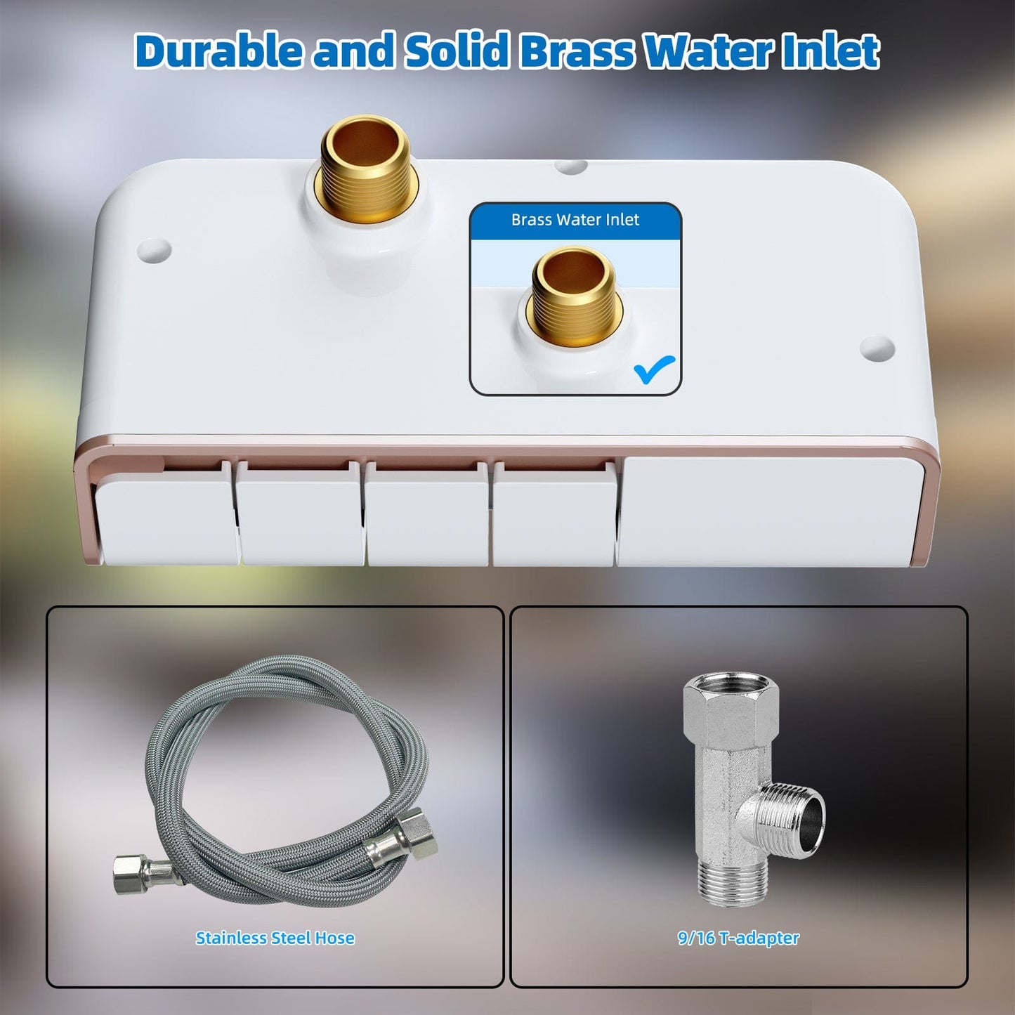 Hibbent Bidet Hibbent Bidet Attachment for Toilet, Non-Electric Dual Nozzle for Frontal & Rear Wash, Adjustable Water Pressure Control, Fresh Water Bidet Toilet Seat, Self Cleaning Water Sprayer, Rose Gold Hibbent Bidet Attachment for Toilet, Non-Electric Dual Nozzle for Frontal & Rear Wash, Adjustable Water Pressure Control, Fresh Water Bidet Toilet Seat, Self Cleaning Water Sprayer, Rose Gold