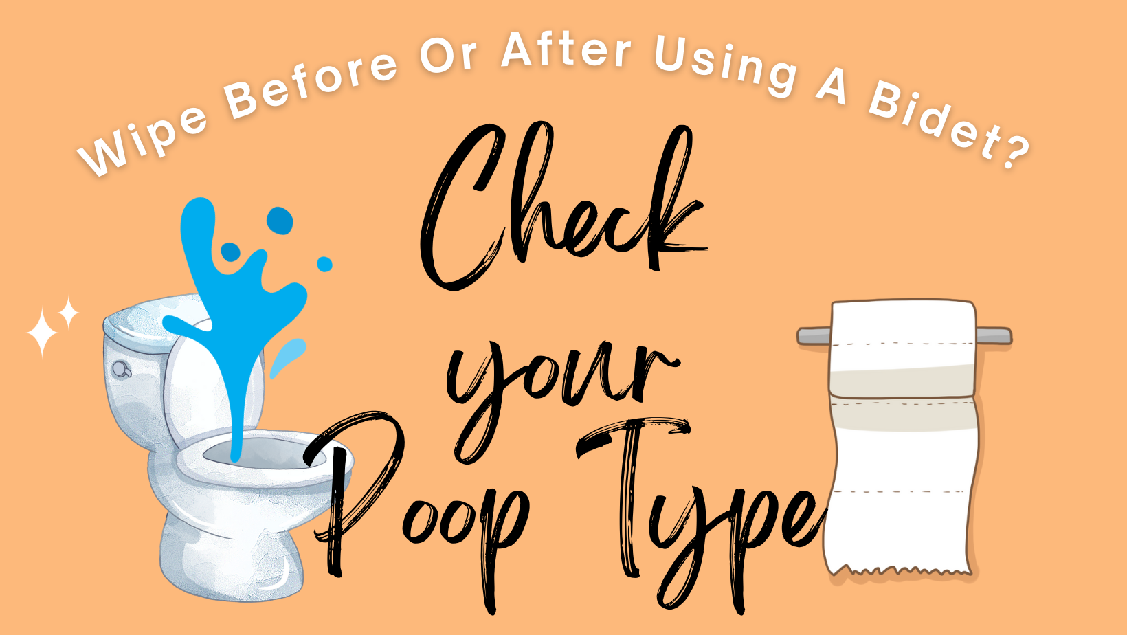 Wipe Before Or After Using A Bidet? Check Your Poop Type! – Hibbent Shop