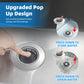 Hibbent Shop Drains Hibbent 2 Pack Metal Kitchen Sink Drain Strainer and Stopper, Transparent Upgraded Universal 3 in 1 Pop Up Design, Detachable Larger Anti-Clog Basket, 3-Layer Seal Plug for Standard 3-1/2" Drain Hibbent 2 Pack Metal Kitchen Sink Drain Strainer and Stopper, Transparent Upgraded Universal 3 in 1 Pop Up Design, Detachable Larger Anti-Clog Basket, 3-Layer Seal Plug for Standard 3-1/2" Drain