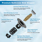 Hibbent Drains Hibbent Universal Bathroom Sink Drain Strainer, Upgraded 3 in 1 Pop Up Stopper, Removable Stainless Steel Filter Basket, Brass Bullet Core, Hair Catcher Sink Plug for 1.1''~2.36'' Hole Hibbent Universal Bathroom Sink Drain Strainer, Upgraded 3 in 1 Pop Up Stopper, Removable Stainless Steel Filter Basket, Brass Bullet Core, Hair Catcher Sink Plug for 1.1''~2.36'' Hole