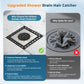 Hibbent Drains Hibbent Upgraded Shower Drain Hair Catcher, Shower Drain Cover for Bathroom Floor 4" Drain, Anti-Clogging Bathtub Drain Strainer, Stainless Steel Kitchen Sink Drain Strainer with Handle Hibbent Upgraded Shower Drain Hair Catcher, Shower Drain Cover for Bathroom Floor 4" Drain, Anti-Clogging Bathtub Drain Strainer, Stainless Steel Kitchen Sink Drain Strainer with Handle