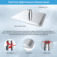 Hibbent Faucet Accessories Hibbent All Metal Rain Shower Head, 10'' High Pressure Rainfall Square Showerhead with 16" Shower Head Extension Arm, Solid Brass Adjustable Shower Arm Extender, Waterfall fixed Showerheads, Chrome