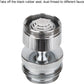 Hibbent Faucet Accessories Hibbent Faucet Adapter Kit, Swivel Aerator Adapter to Connect Garden Hose - Multi-Thread Kitchen Sink Faucet Adapter, 3/4 Inch Garden Hose Adapter for Male to Male and Female to Male - Chrome Finished
