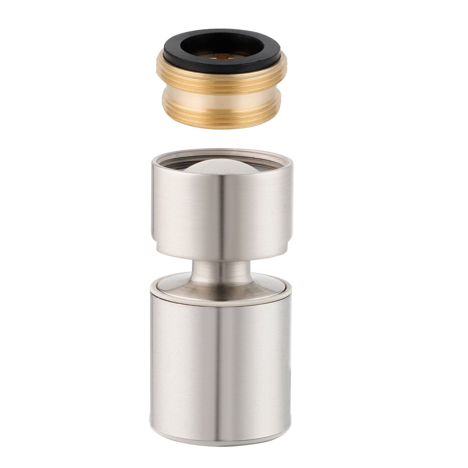 Hibbent Faucet Aerator Hibbent NSF/ANSI/CAN 61 Certified Faucet Aerator, CUPC Certification 360 Degree Swivel Kitchen Sink Aerator, 2-Flow Sprayer Faucet Head, Faucet Replacement Part 55/64 Inch Female Thread Hibbent NSF/ANSI/CAN 61 Certified Faucet Aerator, CUPC Certification 360 Degree Swivel Kitchen Sink Aerator, 2-Flow Sprayer Faucet Head, Faucet Replacement Part 55/64 Inch Female Thread