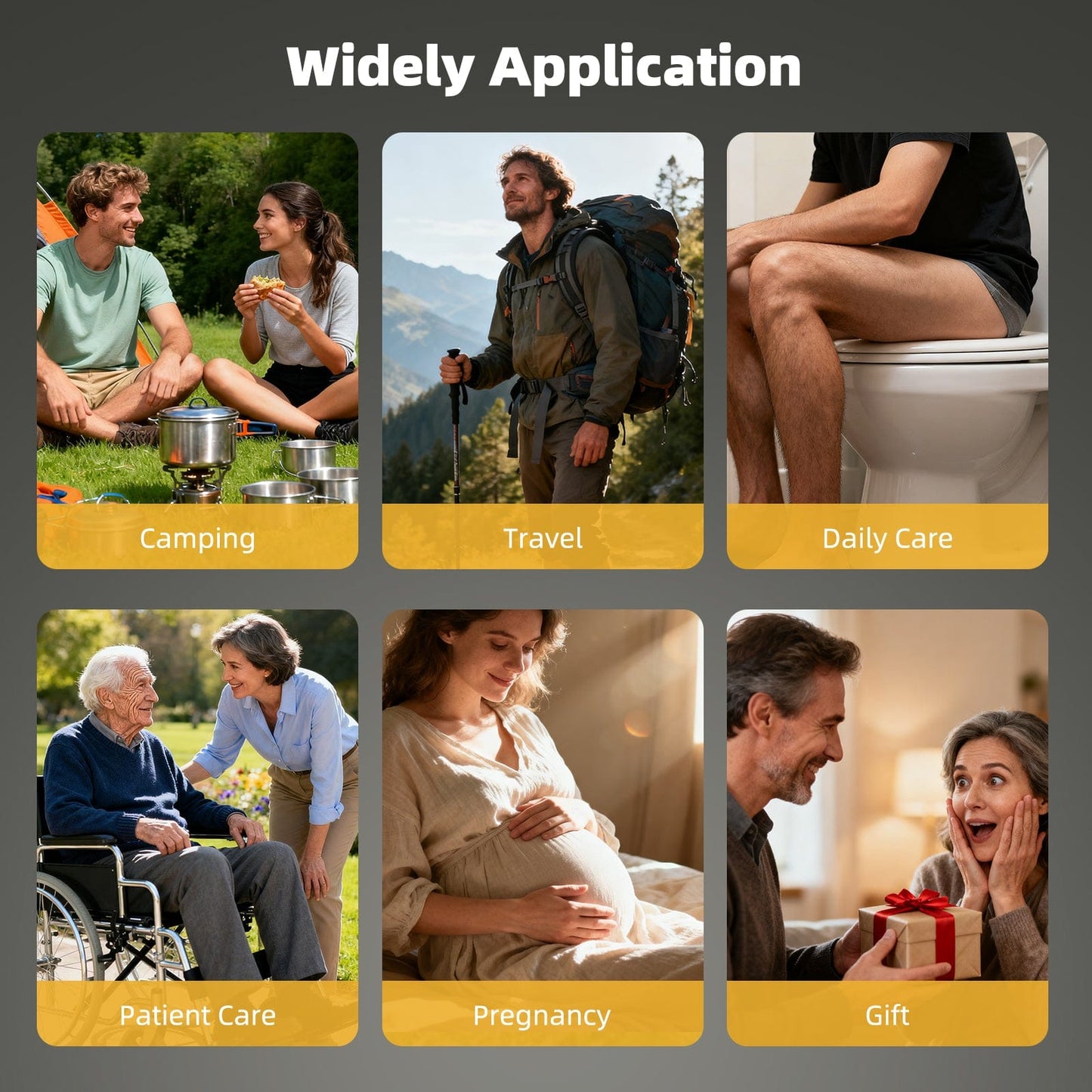 Hibbent Shop Bidets Hibbent Portable Bidet for Travel, High Pressure Electric Handheld Bidet Sprayer, 350-550ML Expandable Bottle for Personal Hygiene, USB-C Rechargeable Waterproof, Travel Bidet for Women & Men, White Hibbent Portable Bidet for Travel, High Pressure Electric Handheld Bidet Sprayer, 350-550ML Expandable Bottle for Personal Hygiene, USB-C Rechargeable Waterproof, Travel Bidet for Women & Men, White