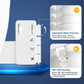 Hibbent Shop Bidets Hibbent Ultra-Slim Bidet Attachment for Toilet, Non-Electric Self Cleaning Bidet Toilet Seat, Adjustable Fresh Cold Water Pressure Bidet Sprayer, Retractable Dual Nozzles for Rear & Feminine Wash Hibbent Ultra-Slim Bidet Attachment for Toilet, Non-Electric Self Cleaning Bidet Toilet Seat, Adjustable Fresh Cold Water Pressure Bidet Sprayer, Retractable Dual Nozzles for Rear & Feminine Wash