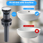 Hibbent Shop Drains Hibbent 10 Pack Universal Bathroom Sink Drain Stopper, Pop Up Drain Strainer with Overflow, Push and Seal Sink Plug with Basket for Lavatory Vanity Vessel, Anti-Clogging Strainer Hibbent 10 Pack Universal Bathroom Sink Drain Stopper, Pop Up Drain Strainer with Overflow, Push and Seal Sink Plug with Basket for Lavatory Vanity Vessel, Anti-Clogging Strainer
