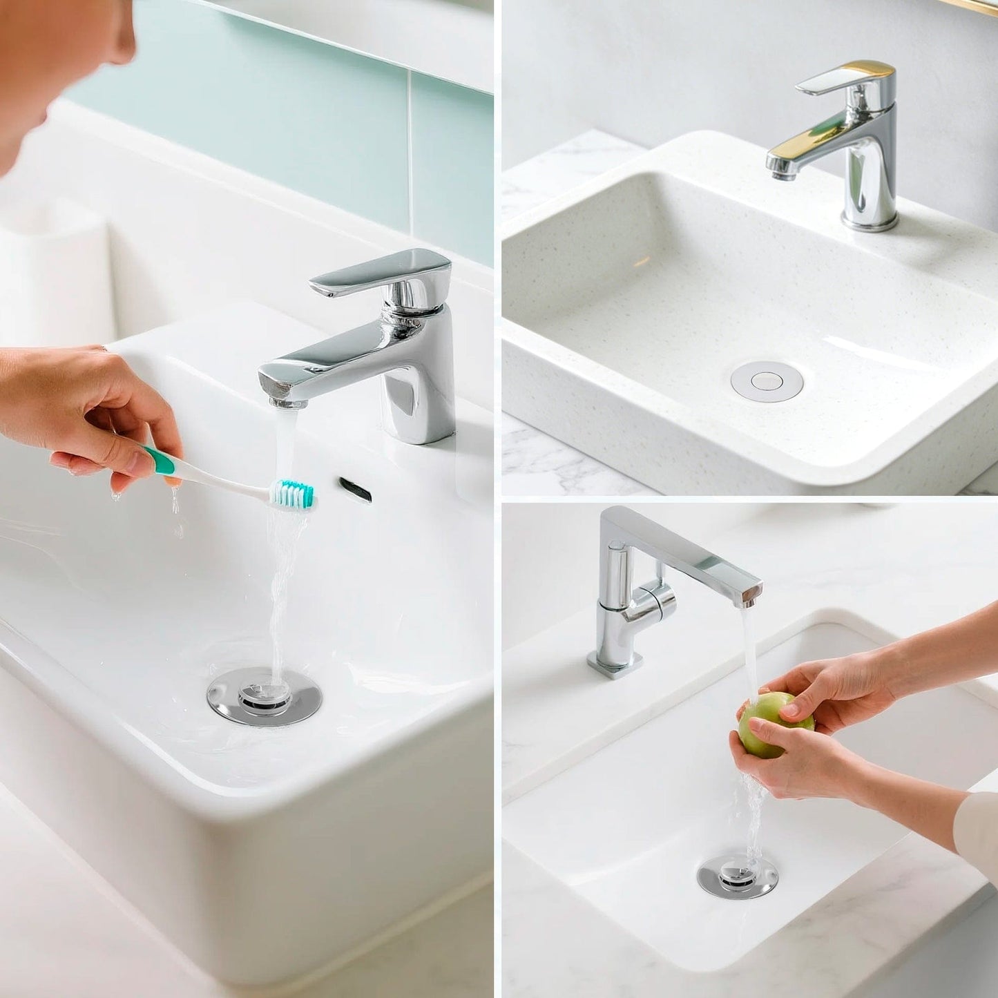 Hibbent Shop Drains Hibbent 2 Pack Universal Bathroom Sink Drain Strainer, 3 in 1 Pop Up Stopper with Removable Stainless Steel Filter Basket, Brass Bullet Core, Hair Catcher Sink Plug for 1.1''~2.36'' Hole, Chrome Hibbent 2 Pack Universal Bathroom Sink Drain Strainer, 3 in 1 Pop Up Stopper with Removable Stainless Steel Filter Basket, Brass Bullet Core, Hair Catcher Sink Plug for 1.1''~2.36'' Hole, Chrome