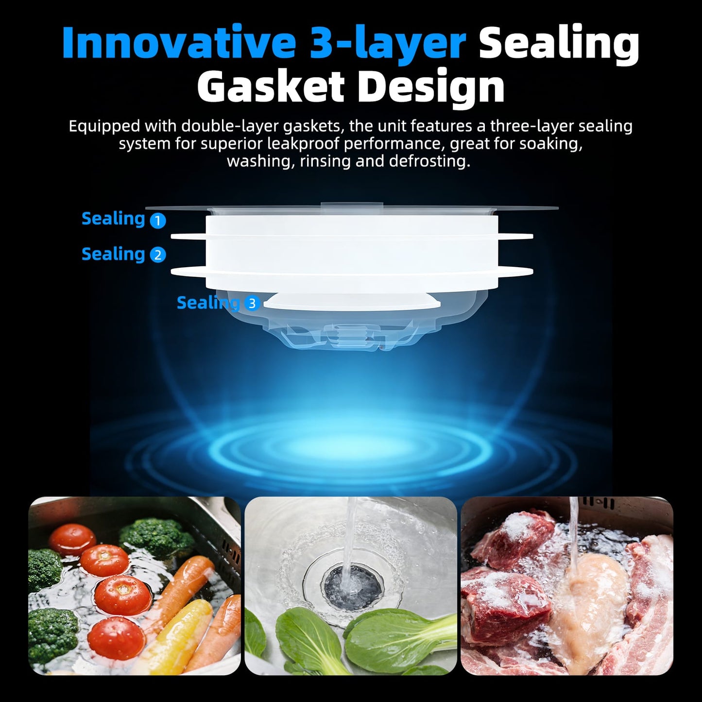 Hibbent Shop Drains Hibbent 4 Pack 3 in 1 Kitchen Sink Drain Strainer, Metal Pop Up Stopper Larger Anti-Clogging Basket, 3-Layer Seal, Detachable Sink Drain Plug for US Standard 3-1/2" Drain, Brushed Stainless Steel Hibbent 4 Pack 3 in 1 Kitchen Sink Drain Strainer, Metal Pop Up Stopper Larger Anti-Clogging Basket, 3-Layer Seal, Detachable Sink Drain Plug for US Standard 3-1/2" Drain, Brushed Stainless Steel