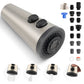 Hibbent Shop Faucet Accessories Hibbent Pull Down Faucet Head Replacement, 4-Function Kitchen Sink Spray Nozzle Replacement with 15 Adapters, Compatible with Moen, American Standard, Delta, Kohler Faucets, Brushed Nickel Hibbent Pull Down Faucet Head Replacement, 4-Function Kitchen Sink Spray Nozzle Replacement with 15 Adapters, Compatible with Moen, American Standard, Delta, Kohler Faucets, Brushed Nickel