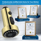 Hibbent Shop Faucet Accessories Hibbent Pull Down Kitchen Faucet Head Replacement, 3 Function Sink Faucet Sprayer Head Nozzle with 15 Adapters, Compatible with Moen, Delta, Kohler Faucets, Polished Brass Hibbent Pull Down Kitchen Faucet Head Replacement, 3 Function Sink Faucet Sprayer Head Nozzle with 15 Adapters, Compatible with Moen, Delta, Kohler Faucets, Polished Brass
