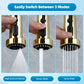 Hibbent Shop Faucet Accessories Hibbent Pull Down Kitchen Faucet Head Replacement, 3 Function Sink Faucet Sprayer Head Nozzle with 15 Adapters, Compatible with Moen, Delta, Kohler Faucets, Polished Brass Hibbent Pull Down Kitchen Faucet Head Replacement, 3 Function Sink Faucet Sprayer Head Nozzle with 15 Adapters, Compatible with Moen, Delta, Kohler Faucets, Polished Brass