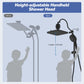 Hibbent Shop Hibbent 5-spray Filtered Rainfall Shower Head Combo, High Pressure 13'' Showerhead with 10 Spray Modes Handheld, All Metal 3 way Diverter Shower Arm, 71'' Hose and Holder, Matte Black Hibbent 5-spray Filtered Rainfall Shower Head Combo, High Pressure 13'' Showerhead with 10 Spray Modes Handheld, All Metal 3 way Diverter Shower Arm, 71'' Hose and Holder, Matte Black