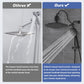 Hibbent Shop Hibbent 5-spray Filtered Rainfall Shower Head Combo, High Pressure 13'' Showerhead with 10 Spray Modes Handheld, All Metal 3 way Diverter Shower Arm, 71'' Hose and Holder, Matte Black Hibbent 5-spray Filtered Rainfall Shower Head Combo, High Pressure 13'' Showerhead with 10 Spray Modes Handheld, All Metal 3 way Diverter Shower Arm, 71'' Hose and Holder, Matte Black