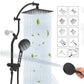 Hibbent Shop Shower Heads Hibbent 10'' All Metal Showerhead Combo & 10 Mode Filtered Handheld | High Pressure Stainless Steel Showerhead, 4-way Diverter, Heightened All Metal Extension Arm, 71'' Hose & Holder, Easy Reach Hibbent 10'' All Metal Showerhead Combo & 10 Mode Filtered Handheld | High Pressure Stainless Steel Showerhead, 4-way Diverter, Heightened All Metal Extension Arm, 71'' Hose & Holder, Easy Reach