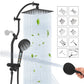 Hibbent Shop Shower Heads Hibbent 10'' All Metal Showerhead Combo & 10 Mode Filtered Handheld | High Pressure Stainless Steel Showerhead, 4-way Diverter, Heightened All Metal Extension Arm, 71'' Hose & Holder, Easy Reach Hibbent 10'' All Metal Showerhead Combo & 10 Mode Filtered Handheld | High Pressure Stainless Steel Showerhead, 4-way Diverter, Heightened All Metal Extension Arm, 71'' Hose & Holder, Easy Reach