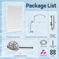 Hibbent Shop Shower Heads Hibbent 10'' All Metal Showerhead Combo & 10 Mode Filtered Handheld | High Pressure Stainless Steel Showerhead, 4-way Diverter, Heightened All Metal Extension Arm, 71'' Hose & Holder, Easy Reach Hibbent 10'' All Metal Showerhead Combo & 10 Mode Filtered Handheld | High Pressure Stainless Steel Showerhead, 4-way Diverter, Heightened All Metal Extension Arm, 71'' Hose & Holder, Easy Reach