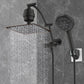 Hibbent Shop Shower Heads Hibbent 10" Dual Filtered Shower Head, 10-spray Handheld All Metal High Pressure Rainfall Shower Head Combo with Filter, 16" Extension Arm, 3-way Diverter, 71" Hose & Shower Holder Oil-Rubbed Bronze Hibbent 10" Dual Filtered Shower Head, 10-spray Handheld All Metal High Pressure Rainfall Shower Head Combo with Filter, 16" Extension Arm, 3-way Diverter, 71" Hose & Shower Holder Oil-Rubbed Bronze