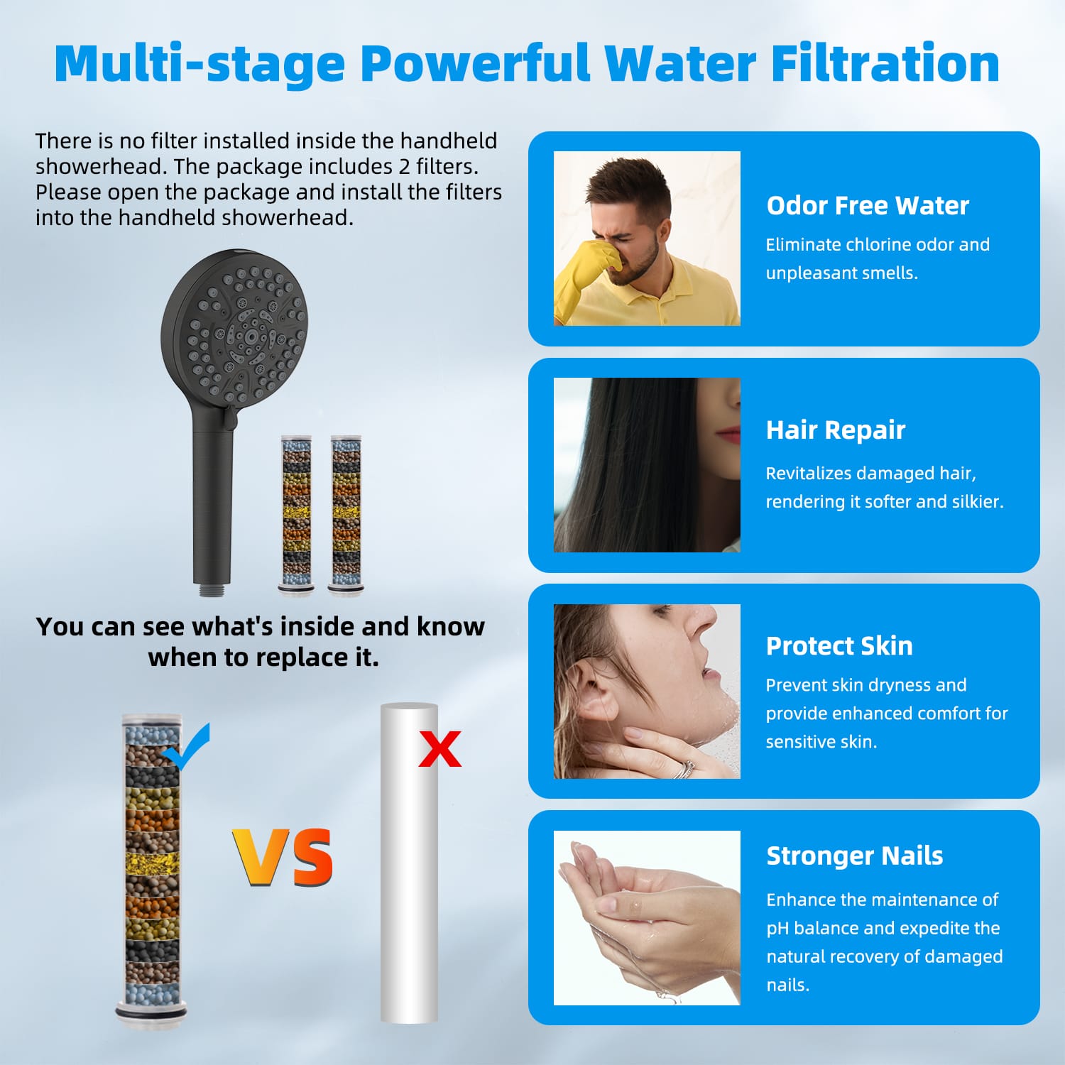 Hibbent Shop Shower Heads Hibbent 10" Dual Filtered Shower Head, 10-spray Handheld All Metal High Pressure Rainfall Shower Head Combo with Filter, 16" Extension Arm, 3-way Diverter, 71" Hose & Shower Holder Oil-Rubbed Bronze Hibbent 10" Dual Filtered Shower Head, 10-spray Handheld All Metal High Pressure Rainfall Shower Head Combo with Filter, 16" Extension Arm, 3-way Diverter, 71" Hose & Shower Holder Oil-Rubbed Bronze