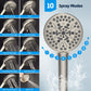 Hibbent Shop Shower Heads Hibbent 12'' All Metal Shower Head, High Pressure Rainfall Shower Head/Handheld Showerhead Combo/ 12'' Adjustable Curved Shower Extension Arm, 10-Spray, 71'' Adhesive Showerhead Holder, Brushed Nickel Hibbent 12'' All Metal Shower Head, High Pressure Rainfall Shower Head/Handheld Showerhead Combo/ 12'' Adjustable Curved Shower Extension Arm, 10-Spray, 71'' Adhesive Showerhead Holder, Brushed Nickel