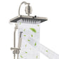 Hibbent Shop Shower Heads Hibbent 5-spray Filtered Rainfall Shower Head Combo, High Pressure 13'' Showerhead with Stainless Steel 4 Spray Modes Handheld, All Metal 4-way Diverter Arm, 71'' Hose & Holder, Brushed Nickel Hibbent 5-spray Filtered Rainfall Shower Head Combo, High Pressure 13'' Showerhead with Stainless Steel 4 Spray Modes Handheld, All Metal 4-way Diverter Arm, 71'' Hose & Holder, Brushed Nickel