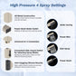 Hibbent Shop Shower Heads Hibbent 5-spray Filtered Rainfall Shower Head Combo, High Pressure 13'' Showerhead with Stainless Steel 4 Spray Modes Handheld, All Metal 4-way Diverter Arm, 71'' Hose & Holder, Brushed Nickel Hibbent 5-spray Filtered Rainfall Shower Head Combo, High Pressure 13'' Showerhead with Stainless Steel 4 Spray Modes Handheld, All Metal 4-way Diverter Arm, 71'' Hose & Holder, Brushed Nickel