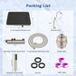 Hibbent Shop Shower Heads Hibbent 5-spray Filtered Rainfall Shower Head Combo, High Pressure 13'' Showerhead with Stainless Steel 4 Spray Modes Handheld, All Metal 4-way Diverter Arm, 71'' Hose & Holder, Brushed Nickel Hibbent 5-spray Filtered Rainfall Shower Head Combo, High Pressure 13'' Showerhead with Stainless Steel 4 Spray Modes Handheld, All Metal 4-way Diverter Arm, 71'' Hose & Holder, Brushed Nickel