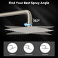 Hibbent Shop Shower Heads Hibbent All Metal 10x9 Inch Shower Head, High Pressure Stainless Steel Rain Showerheads, Bathroom Rainfall Showerhead with Ultra-thin Design, Adjustable Brass Joint, Silicone Nozzles, Brushed Nickel Hibbent All Metal 10x9 Inch Shower Head, High Pressure Stainless Steel Rain Showerheads, Bathroom Rainfall Showerhead with Ultra-thin Design, Adjustable Brass Joint, Silicone Nozzles, Brushed Nickel