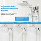 Hibbent Shop Shower Heads Hibbent All Metal CUPC Certified 10'' Rainfall Shower Head, Dual Shower Head Combo, High Pressure Handheld 4 Sprays Shower Wand, 16'' Adjustable Extension Arm, 71'' Hose, Shower Holder, Chrome Hibbent All Metal CUPC Certified 10'' Rainfall Shower Head, Dual Shower Head Combo, High Pressure Handheld 4 Sprays Shower Wand, 16'' Adjustable Extension Arm, 71'' Hose, Shower Holder, Chrome