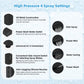 Hibbent Shop Shower Heads Hibbent All Metal CUPC Certified 10'' Rainfall Shower Head, Dual Shower Head Combo, High Pressure Handheld 4 Sprays Shower Wand, 16'' Adjustable Extension Arm, 71'' Hose, Shower Holder, Matte Black Hibbent All Metal CUPC Certified 10'' Rainfall Shower Head, Dual Shower Head Combo, High Pressure Handheld 4 Sprays Shower Wand, 16'' Adjustable Extension Arm, 71'' Hose, Shower Holder, Matte Black
