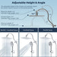 Hibbent Shop Shower Heads Hibbent All Metal CUPC Certified Shower Head, 8'' High Pressure Rainfall Shower Head, Handheld Showerhead Combo, 12'' Adjustable Extension Arm, 10 Sprays, 71'' Shower Hose, Showerhead Holder, Chrome Hibbent All Metal CUPC Certified Shower Head, 8'' High Pressure Rainfall Shower Head, Handheld Showerhead Combo, 12'' Adjustable Extension Arm, 10 Sprays, 71'' Shower Hose, Showerhead Holder, Chrome