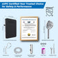 Hibbent Shop Shower Heads Hibbent cUPC Certified 13'' Shower Head Combo, High Pressure 5 Spray Rainfall Showerhead, 10 Spray Handheld, All Metal Easy Reach 4-way Diverter Arm with Pause Mode, 71'' Hose & Holder Hibbent cUPC Certified 13'' Shower Head Combo, High Pressure 5 Spray Rainfall Showerhead, 10 Spray Handheld, All Metal Easy Reach 4-way Diverter Arm with Pause Mode, 71'' Hose & Holder