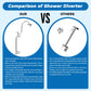 Hibbent Shop Shower Heads Hibbent cUPC Certified 13'' Shower Head Combo, High Pressure 5 Spray Rainfall Showerhead, 10 Spray Handheld, All Metal Easy Reach 4-way Diverter Arm with Pause Mode, 71'' Hose & Holder Hibbent cUPC Certified 13'' Shower Head Combo, High Pressure 5 Spray Rainfall Showerhead, 10 Spray Handheld, All Metal Easy Reach 4-way Diverter Arm with Pause Mode, 71'' Hose & Holder