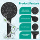 Hibbent Shop Shower Heads Hibbent High Pressure 10-mode Shower Head, Filtered Handheld Showerhead with Adjustable Brass Joint Holder, 71" Metal Hose, Improve Skin & Hair, Built-in Power Wash to Clean Tub & Pets, Black Hibbent High Pressure 10-mode Shower Head, Filtered Handheld Showerhead with Adjustable Brass Joint Holder, 71" Metal Hose, Improve Skin & Hair, Built-in Power Wash to Clean Tub & Pets, Black