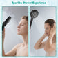 Hibbent Shop Shower Heads Hibbent High Pressure 10-mode Shower Head, Filtered Handheld Showerhead with Adjustable Brass Joint Holder, 71" Metal Hose, Improve Skin & Hair, Built-in Power Wash to Clean Tub & Pets, Black Hibbent High Pressure 10-mode Shower Head, Filtered Handheld Showerhead with Adjustable Brass Joint Holder, 71" Metal Hose, Improve Skin & Hair, Built-in Power Wash to Clean Tub & Pets, Black