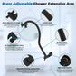 Hibbent Shop Shower Heads Hibbent Rain Shower Head, 13'' High Pressure Rainfall 5 Spray Mode Showerhead with 12" Shower Head Extension Arm, Solid Brass Adjustable Shower Arm Extender, Waterfall fixed Showerheads, Matte Black Hibbent Rain Shower Head, 13'' High Pressure Rainfall 5 Spray Mode Showerhead with 12" Shower Head Extension Arm, Solid Brass Adjustable Shower Arm Extender, Waterfall fixed Showerheads, Matte Black