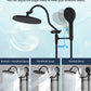 Hibbent Shop Shower Heads Hibbent Self-cleaning Shower Head, 10'' High Pressure Rainfall Shower Head, Showerhead Combo/Handheld Shower Head, 12'' Adjustable Curved Shower Extension Arm, 71'' Hose, 2 Shower Holders, Matte Black Hibbent Self-cleaning Shower Head, 10'' High Pressure Rainfall Shower Head, Showerhead Combo/Handheld Shower Head, 12'' Adjustable Curved Shower Extension Arm, 71'' Hose, 2 Shower Holders, Matte Black
