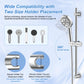 Hibbent Shop Shower Parts Hibbent 28-Inch Stainless Steel Shower Slide Bar with Adjustable Shower Holder, Universal Shower Head Slide Bar for Bathroom, Adhesive Pads, Height & Angle Adjustment Showerhead Holder Hibbent 28-Inch Stainless Steel Shower Slide Bar with Adjustable Shower Holder, Universal Shower Head Slide Bar for Bathroom, Adhesive Pads, Height & Angle Adjustment Showerhead Holder