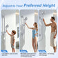 Hibbent Shop Shower Parts Hibbent 28-Inch Stainless Steel Shower Slide Bar with Adjustable Shower Holder, Universal Shower Head Slide Bar for Bathroom, Adhesive Pads, Height & Angle Adjustment Showerhead Holder Hibbent 28-Inch Stainless Steel Shower Slide Bar with Adjustable Shower Holder, Universal Shower Head Slide Bar for Bathroom, Adhesive Pads, Height & Angle Adjustment Showerhead Holder