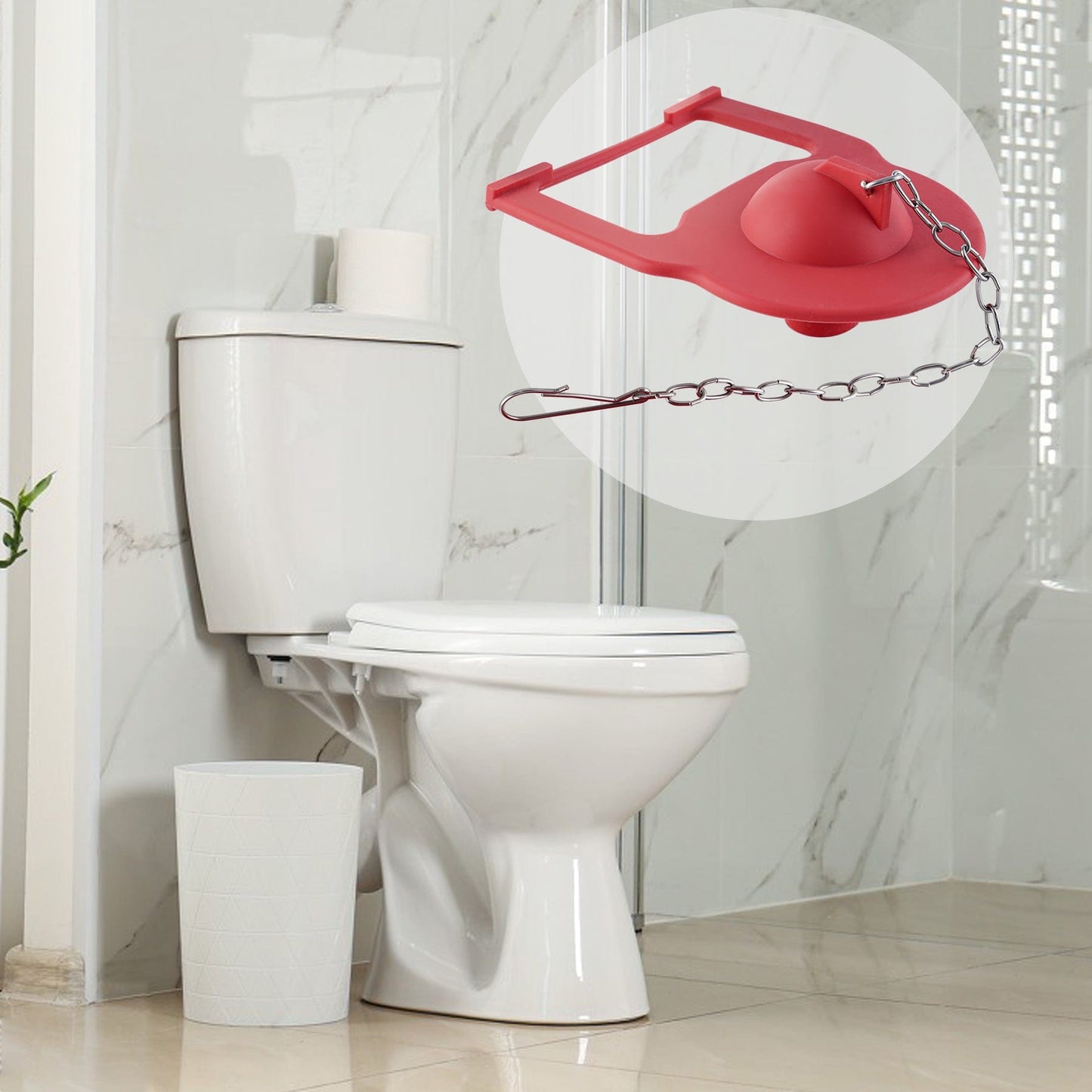 Hibbent Shop Toilet & Bidet Accessories Hibbent 2 Pack 2 Inch Toilet Flapper Replacement Compatible with Kohler Hinge-Style Parts 84995 and 1000490 Toilet Flapper, High Performance with Stainless Chain, Easy to Install Hibbent 2 Pack 2 Inch Toilet Flapper Replacement Compatible with Kohler Hinge-Style Parts 84995 and 1000490 Toilet Flapper, High Performance with Stainless Chain, Easy to Install