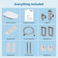 Hibbent Shop Toilet Seats Hibbent Round Bidet Toilet Seat with Slow Close, Non-Electric Bidet Attachment for Toilet Seat with Dual Nozzle, Bidet Sprayer with Adjustable Self-Cleaning Nozzles, Brass T Adapter Hibbent Round Bidet Toilet Seat with Slow Close, Non-Electric Bidet Attachment for Toilet Seat with Dual Nozzle, Bidet Sprayer with Adjustable Self-Cleaning Nozzles, Brass T Adapter