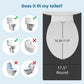 Hibbent Shop Toilet Seats Hibbent Round Bidet Toilet Seat with Slow Close, Non-Electric Bidet Attachment for Toilet Seat with Dual Nozzle, Bidet Sprayer with Adjustable Self-Cleaning Nozzles, Brass T Adapter Hibbent Round Bidet Toilet Seat with Slow Close, Non-Electric Bidet Attachment for Toilet Seat with Dual Nozzle, Bidet Sprayer with Adjustable Self-Cleaning Nozzles, Brass T Adapter