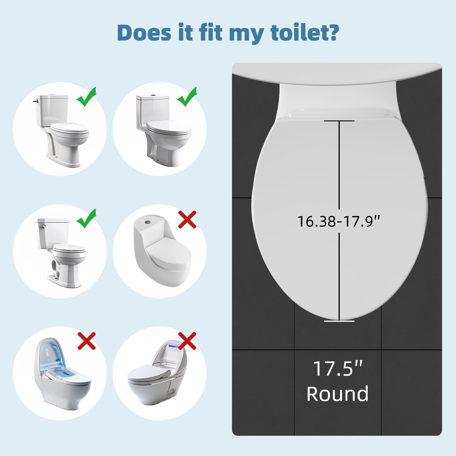 Hibbent Shop Toilet Seats Hibbent Round Bidet Toilet Seat with Slow Close, Non-Electric Bidet Attachment for Toilet Seat with Dual Nozzle, Bidet Sprayer with Adjustable Self-Cleaning Nozzles, Brass T Adapter Hibbent Round Bidet Toilet Seat with Slow Close, Non-Electric Bidet Attachment for Toilet Seat with Dual Nozzle, Bidet Sprayer with Adjustable Self-Cleaning Nozzles, Brass T Adapter