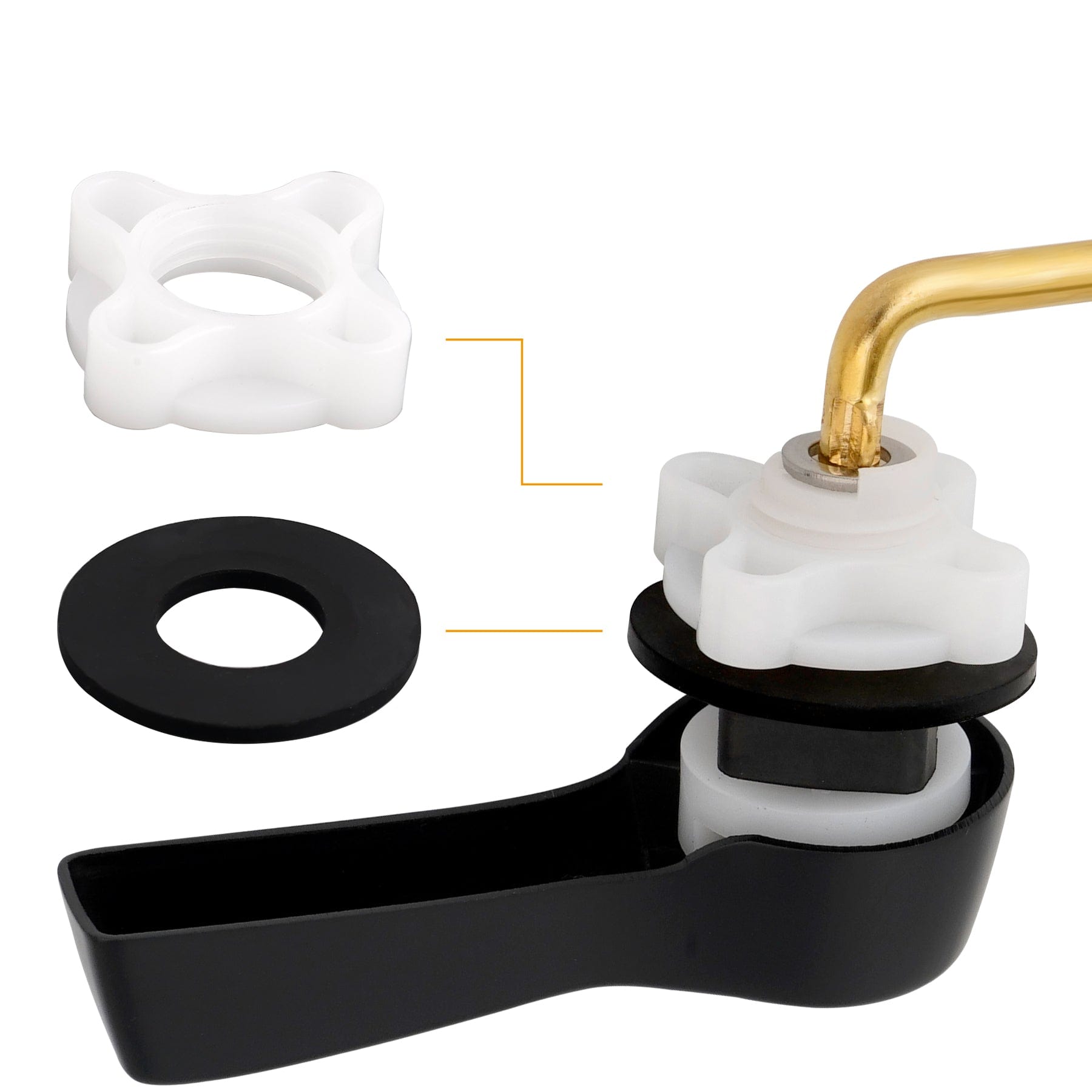 Hibbent Shop Toilet Tank Levers Hibbent 2 Pack Universal Side Mount Toilet Handle Angle-Mount Adjustable Tank Flush Lever Replacement Handle with 2 Pieces Stainless Steel Flapper Chains for Most Side Mount Toilets-Matte Black Hibbent 2 Pack Universal Side Mount Toilet Handle Angle-Mount Adjustable Tank Flush Lever Replacement Handle with 2 Pieces Stainless Steel Flapper Chains for Most Side Mount Toilets-Matte Black
