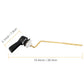 Hibbent Shop Toilet Tank Levers Hibbent 2 Pack Universal Side Mount Toilet Handle Angle-Mount Adjustable Tank Flush Lever Replacement Handle with 2 Pieces Stainless Steel Flapper Chains for Most Side Mount Toilets-Matte Black Hibbent 2 Pack Universal Side Mount Toilet Handle Angle-Mount Adjustable Tank Flush Lever Replacement Handle with 2 Pieces Stainless Steel Flapper Chains for Most Side Mount Toilets-Matte Black