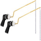Hibbent Shop Toilet Tank Levers Hibbent 2 Pack Universal Side Mount Toilet Handle Angle-Mount Adjustable Tank Flush Lever Replacement Handle with 2 Pieces Stainless Steel Flapper Chains for Most Side Mount Toilets-Matte Black Hibbent 2 Pack Universal Side Mount Toilet Handle Angle-Mount Adjustable Tank Flush Lever Replacement Handle with 2 Pieces Stainless Steel Flapper Chains for Most Side Mount Toilets-Matte Black