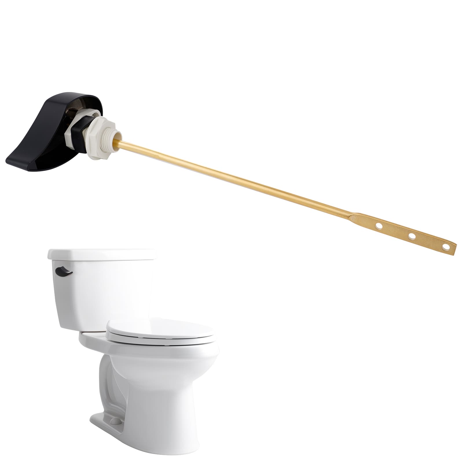 Hibbent Shop Toilet Tank Levers Hibbent Toilet Handle Tank Flush Lever Replacement Compatible with TOTOTHU004-CP Trip Lvr for ST701, CST854, Side Mount Toilet Flush Handle, Toilet Trip Lever, Matte Black Hibbent Toilet Handle Tank Flush Lever Replacement Compatible with TOTOTHU004-CP Trip Lvr for ST701, CST854, Side Mount Toilet Flush Handle, Toilet Trip Lever, Matte Black
