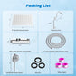 Hibbent Shower Heads Hibbent cUPC Certified All Metal 8" Rainfall Showerhead Combo, High Pressure Shower Head with 10-Spray Mode Handheld, Innovative 4-way Diverter with Pause Mode, 71'' Shower Hose and Holder Hibbent cUPC Certified All Metal 8" Rainfall Showerhead Combo, High Pressure Shower Head with 10-Spray Mode Handheld, Innovative 4-way Diverter with Pause Mode, 71'' Shower Hose and Holder
