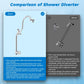 Hibbent Shower Heads Hibbent cUPC Certified All Metal 8" Rainfall Showerhead Combo, High Pressure Shower Head with 10-Spray Mode Handheld, Innovative 4-way Diverter with Pause Mode, 71'' Shower Hose and Holder Hibbent cUPC Certified All Metal 8" Rainfall Showerhead Combo, High Pressure Shower Head with 10-Spray Mode Handheld, Innovative 4-way Diverter with Pause Mode, 71'' Shower Hose and Holder