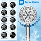 Hibbent Shower Heads Hibbent cUPC Certified All Metal 8" Rainfall Showerhead Combo, High Pressure Shower Head with 10-Spray Mode Handheld, Innovative 4-way Diverter with Pause Mode, 71'' Shower Hose and Holder Hibbent cUPC Certified All Metal 8" Rainfall Showerhead Combo, High Pressure Shower Head with 10-Spray Mode Handheld, Innovative 4-way Diverter with Pause Mode, 71'' Shower Hose and Holder